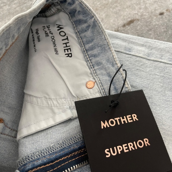 MOTHER Snap Down Mini Flare High Spirits Size 29 - Picture 3 of 4